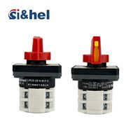 Interrupteur rotatif Si&hel LW28 LW26 10A à verrouillage par bouton-poussoir blanc OFF-ON 3P 4P 3 positions 660V insertion latérale 0-1 certifié CE IP20