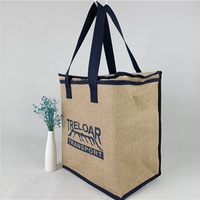 Sac à main en Jute de couleur noire, grande pochette pour mariage, sac de emballage de Production, sac cadeau en Jute biologique de Lin pour bouteille d'huile