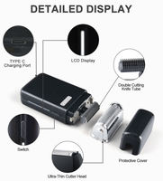 Rasoir électrique rechargeable USB Shenyuan SYA1025 pour homme, mini rasoir à lame unique, portable, sans fil, étanche IPX6, pour la maison