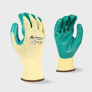XINGYU 10gauge rivestimento in lattice lavorato a maglia guanti da lavoro antirughe rivestiti in lattice guanti da lavoro - Product Image 1