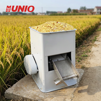 Déstonneuse à grains haute capacité modèle 28 avec chute en acier inoxydable pour la ferme
