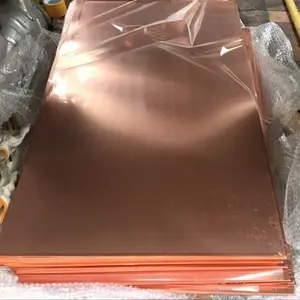 صفيحة نحاسية حمراء نقية من المصنع في الصين ، صفيحة نحاسية 16 أونصة