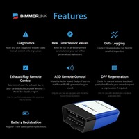 Mejor calidad Vgate vLinker BM + ELM327 BM V2.2 escáner Bluetooth 4,0 OBD 2 OBD2 herramientas de diagnóstico de coche ELM 327 herramienta automática para coche
