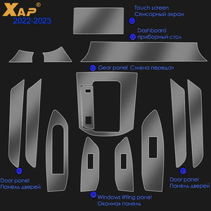 TPU phim cho <span class=keywords><strong>Mazda</strong></span> CX5 2017 2023 xe nội thất Nhãn dán trung tâm giao diện điều khiển thiết bị màn hình cảm ứng bảng điều khiển cửa Windows nâng Bảng điều khiển - Product Image 2