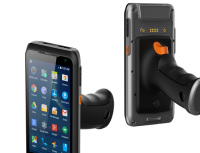 Caribe Pl-55L alfombra Pda Ip66 con Lf Hf Uhf lector Rfid Android portátil para código de barras Scannning