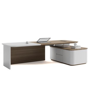 Muebles Comerciales de Madera, Mesa Ejecutiva de Lujo, Diseño Moderno, Escritorio para Oficina de CEO - Product Image 2