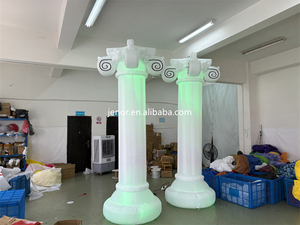 Trang trí <span class=keywords><strong>Inflatable</strong></span> Roman cột với <span class=keywords><strong>LED</strong></span> chiếu sáng thay đổi màu sắc quảng cáo <span class=keywords><strong>Inflatable</strong></span> trụ cột - Product Image 2