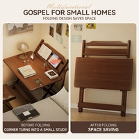 Bureau d'étude pliable moderne pour enfants, surface informatique réglable en hauteur, design adapté aux dortoirs, haute qualité, sans installation