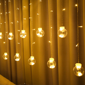<strong>Amazon</strong> Hot Sale LED Wish Ball Shape Flashing Window Curtain <strong>Lights</strong> DIY Decorative Christmas Holiday String <strong>Lights</strong> <strong>Room</strong> CE - Product Image 3