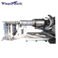 Machine de fabrication de tuyaux ondulés en HDPE de 40-110 mm, machine à fabriquer des tuyaux ondulés à double paroi