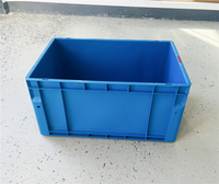Conteneur de stockage logistique en plastique rigide, empilable, de haute qualité, recyclable, durable, en gros, type caisse solide