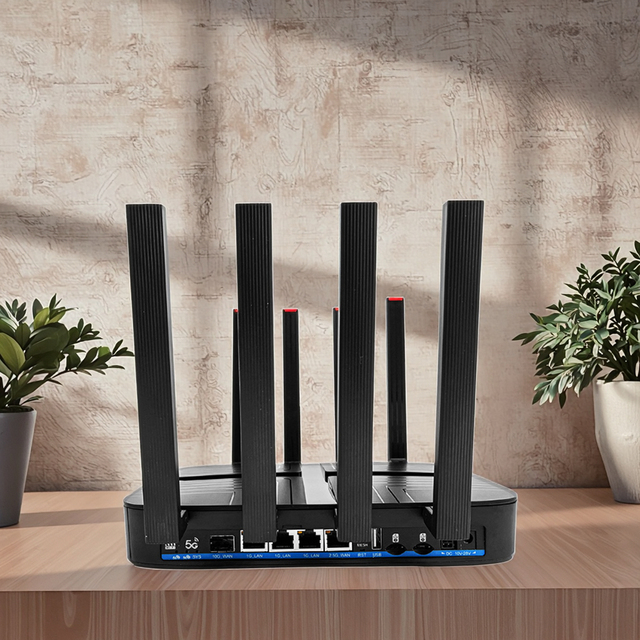 Wifi7 5G Lte Cpe Router With Sim Card Slot Dual Sim Openwrt Mesh Router Wifi 6 4G Wireless Router Gigabit Lan Outdoor Use
