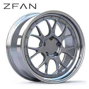 <span class=keywords><strong>ล้อ</strong></span>อัลลอยด์อะลูมิเนียมฟอร์จ OEM ZFAN แบบ 2 ชิ้น ขนาด 18-24 นิ้ว 5x112 5x114.3 5x120 ใหม่ สำหรับ Mercedes Audi น้ำหนักเบา - Product Image 1