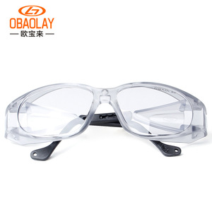 แว่นตานิรภัย OBAOLAY โพลีคาร์บอเนต ป้องกันฝ้า ไร้กรอบ สำหรับงานก่อสร้าง - Product Image 4