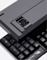 Clavier mécanique filaire Smailwolf SK18 104 touches, éclairage RGB, double injection de couleur, ABS moulé par injection, design ergonomique, clavier de jeu filaire