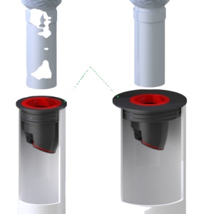 Ống thoát nước chống mùi niêm phong Vòng công cụ máy giặt cống cống lõi cắm kết nối nhà bếp kiểm tra van - Product Image 1