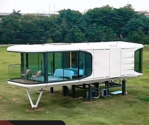 Casa Contenedor Cápsula de Diseño Futurista en Oferta, con Estructura de Acero y Panel Sándwich para Espacio de Dormir en Hoteles Modernos - Product Image 1