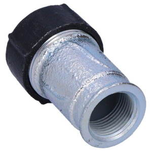 Raccord à compression femelle en fonte 1 "x 31", surface lisse, acier au carbone, zinc, plastique pour tuyau de 50mm - Product Image 5