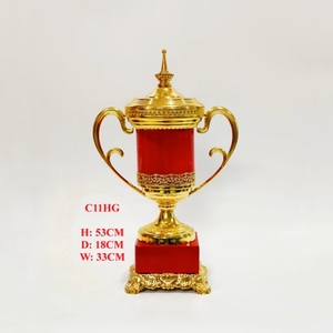 Precio al por mayor Premio de competición deportiva Big Golf Cricket Fútbol Trofeo de fútbol Gran oferta Premios Nuevo diseño <span class=keywords><strong>Copa</strong></span> de trofeo de metal - Product Image 2