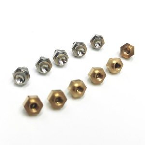 Hex <b>Socket</b> <b>Screws</b> M8x10x0.5 Class 8.8 Nickel Plated Iron Metric Standard Thread - Product Image 1