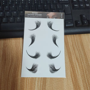 Perruque Accessoires Cheveux Bords Tatouage Autocollant 2022 Naturel Beau Corps Art Cheveux Nue Naby Cosmétique Tatouage Temporaire Bébé Noir - Product Image 5