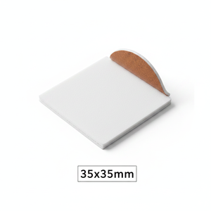 WHITE 35x35mm Self Adhesive Rubber Furniture Feet Pad Floor <b>Protector</b> Pads - Product Image 2