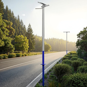Farolas Solares LED Integradas Todo en Uno para Exteriores, IP67, 80W-150W, con Batería, para Paisajes, Carreteras y Parques Temáticos - Product Image 1