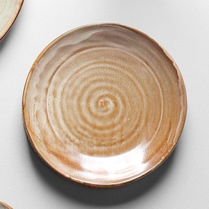 Japon tarzı 8 inç seramik yemek tabakları restoran mutfak yemek servisi için porselen suşi tabağı çanak - Product Image 1