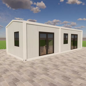 Maison en conteneur en acier durable de luxe, montage facile, 2 étages, maison préfabriquée, bureau, hôtel, magasin, petite maison modulaire à vendre - Product Image 4