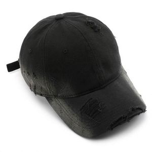 Casquette de baseball unisexe vintage délavée et déchirée, imprimée en sérigraphie, écologique, pour toutes les saisons - Product Image 3