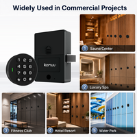 Cerradura Inteligente RFID con PIN para Gabinetes E60 OEM ODM, Cerradura Digital con Teclado RFID para Proyectos de Casilleros, Gimnasios, Spas, Resorts y Escuelas