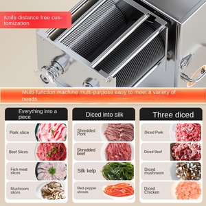 Moteur de composants de noyau de découpeuse de trancheuse de viande électrique automatique commerciale pour la boulangerie/cave de boeuf de porc frais de filet de poulet - Product Image 2