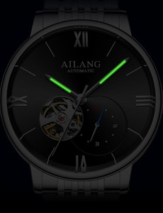 Reloj mecánico automático AILANG — Versión en inglés Introducción del producto Este es el AILANG 8621 automático ultrafino y hueco. - Product Image 6