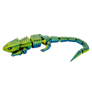 3D-Gedruckte Chamäleon-Skink-Figur, Bewegliche Flexible Eidechsen-Figur, Trendiges Schreibtisch-Haustier-Spielzeug, Geschenk, Grenzüberschreitender Großhandel - Product Image 3