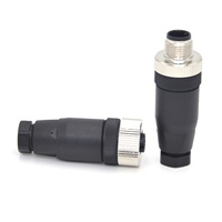 Sonoff — support de câble M8 M12 à 3/4/5/6/7/8 broches, IP67, mâle/femelle, assemblage circulaire, connecteur étanche