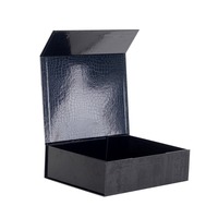 Boîte cadeau magnétique de luxe en carton rigide pliable avec logo personnalisé, pour vêtements, chaussures, bijoux, perruques