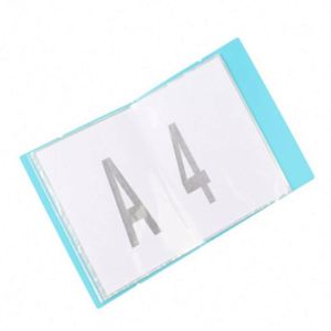 A4 Size 50% Recycled 40 Pocket Plastic Sleeves Presentation Display Book Storage Case <b>Portfolio</b> Art <b>Folder</b> - Product Image 2
