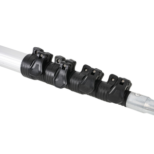 Poteau d'extension <span class=keywords><strong>télescopique</strong></span> carré en aluminium de <span class=keywords><strong>6m</strong></span> avec verrouillage par bouton à ressort pour nettoyeurs à long <span class=keywords><strong>manche</strong></span> - Product Image 3