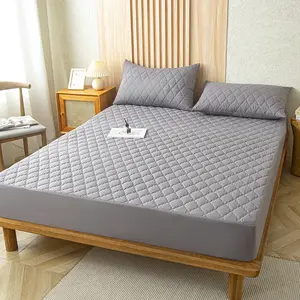 Ready To Ship Hot Sales Hypoallergenic Queen King Wholesale Bed Bug Polyester Quilted Water Proof Mattress Cover Protector
