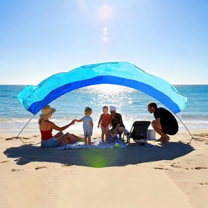 Cross-border Outdoor Products Wind-driven Four-season Beach Awning Portable UV-Resistant Sunshade Light & Quick Drying - Product Image 3