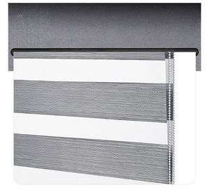 Persianas enrollables <span class=keywords><strong>de</strong></span> cebra inalámbricas seguras <span class=keywords><strong>para</strong></span> niños <span class=keywords><strong>para</strong></span> cubiertas <span class=keywords><strong>de</strong></span> ventanas contemporáneas <span class=keywords><strong>para</strong></span> salas <span class=keywords><strong>de</strong></span> estar, guarderías y apartamentos - Product Image 1