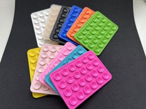 Универсальный кожаный чехол с завода, силиконовая присоска для мобильного телефона, квадратная односторонняя 12 зернистая присоска, автомобильный держатель - Product Image 5