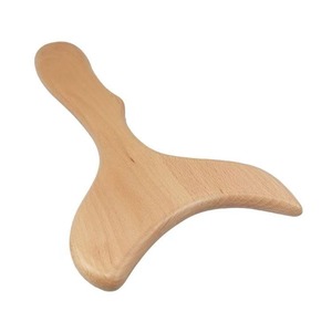 Planche Gua Sha en bois de hêtre, grande taille, outil de massage des méridiens pour le corps, les épaules et le cou - Product Image 2