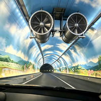 Ventilateur d'alimentation en air pour garage souterrain, ventilateur à jet d'air, ventilation spéciale pour les parkings en sous-sol