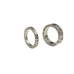 Anillo de Diamantes de Imitación Estilo Punk Retro Vintage, Anillo Gótico de Moda para Hombre y Mujer, Joyería de Moda Cromada - Product Image 2