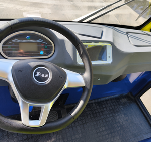 حافلة سياحية كهربائية زرقاء بـ 23 مقعدًا مع أبواب، سيارة سياحية مغلقة مزودة بمكيف هواء، بيع بالجملة من المصنع - Product Image 5