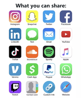 Autocollant NFC étanche personnalisé, étiquette NFC pour les médias sociaux, autocollant NFC en époxy, puce NTAG213