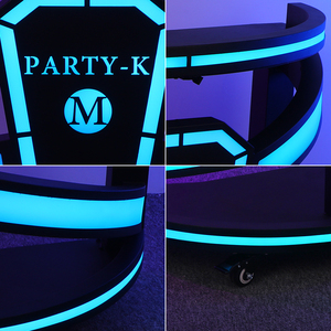 Mesa de DJ Desmontable para Eventos en Discotecas, Mesa de Bar con Iluminación, Soporte para Mesa de Discoteca, Servicio de Logotipo Personalizado - Product Image 3