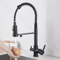 Robinet de cuisine en laiton de haute qualité avec design moderne, garantie de 5 ans, montage sur plan.