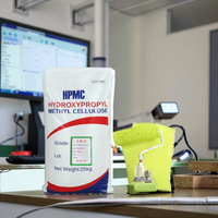 HPMC de qualité industrielle, éther d'hydroxypropylméthylcellulose 200 000 cps pour la construction, la mastication des murs et l'adhésif pour carrelage